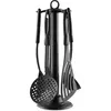 სამზარეულოს აქსესუარების ნაკრები Ardesto Kitchen utensil set Gemini Gourmet, black, 5 шт.  - Primestore.ge