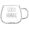 ჭიქების ნაკრები Ardesto Borosilicate glass mug set Good Morning, 350 ml, 2 pcs, with handles  - Primestore.ge