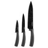დანების ნაკრები Ardesto Black Mars Knives Set 3 pcs, black, stainless steel, plastic  - Primestore.ge