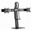 მონიტორის სადგამი Gembird MS-D2-01 Double monitor desk stand height adjustable 17"-27"  - Primestore.ge