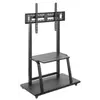 ტელევიზორის სადგამი Gembird TVS-100F-01 TV floor stand with caster wheels 37"-100"  - Primestore.ge