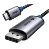 ვიდეო კაბელი UGREEN CM556 (25158), Type C to DisplayPort, 2m, Black/Grey  - Primestore.ge