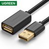 USB დამაგრძელებელი UGREEN 10317 USB 2.0 A Male to A Female Cable 3m (Black)  - Primestore.ge