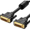 DVI cable UGREEN DV101 (11607), DVI 24+1 Male To Male, 3m, Black