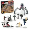 ლეგო LEGO Constructor STAR WARS TM CLONE TROOPER™ & BATTLE DROID™ BATTLE PA  - Primestore.ge