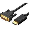 Video cable UGREEN DP103 (10243), DP Male To DVI Male, 1.5m, Black