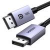 Video cable UGREEN DP118 (15384), 16K DisplayPort To DisplayPort, 2m, Grey/Black