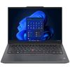 Notebook Lenovo ThinkPad E14 Gen 5, 14" WUXGA (1920x1200) IPS 300nits, AMD Ryzen 5 7530U 6C, 16GB(8+8), 512GB SSD, Integrated, RJ-45, No OS, 3Y