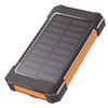 პორტატული დამტენი Logilink PA0304 Solar Power Bank 8000mAh Flashlight 2xUSB Orange/Black  - Primestore.ge