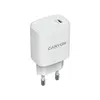 ადაპტერი Canyon 20W wall charger CNE-CHA20W02 USB-C White  - Primestore.ge
