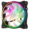 ქულერი 2E GAMING  Case fan (F120OI-ARGB), 120mm, 3+3pin 5V Aura, white blades, black frame,outer-inner LED  - Primestore.ge