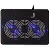 ნოუთბუქის გამაგრილებელი 2E GAMING Laptop stand CPG-001, up to 14", 1xUSB-A, Blue LED, black  - Primestore.ge