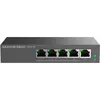 Switch Grandstream GWN7701PA, Unmanaged Network Switch, 8x GbE RJ45, 8x PoE 802.3 af/at, Internal PSU