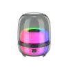დინამიკი Hoco BS58 Crystal colorful luminous  portable speaker Magic black night  - Primestore.ge