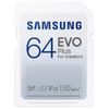 Memory card Samsung EVO Plus U1 V10 SDXC UHS-I 64GB class 10 MB-SC64K