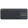Keyboard LOGITECH K400 Plus Wireless Touch Keyboard - BLACK - US INT'L