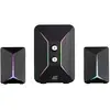 დინამიკი 2E Multimedia speaker PCS301 RGB, 2.1, USB, Black  - Primestore.ge