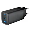 ადაპტერი Gembird TA-UC-PDQC65-01-BK 3-port 65 W GaN USB PowerDelivery fast charger Black  - Primestore.ge
