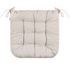 Chair cushion Ardesto Sitpad Oliver, 40x40cm, 100% cotton, filling: 50% holofiber, 50% pp, beige