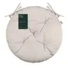 სკამის ბალიში Ardesto Sitpad Oliver, 40cm, 100% cotton, filling: 50% holofiber, 50% pp, beige  - Primestore.ge