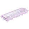 Ice form Ardesto Ice tray with lid Fresh Cylinder, 27х9.5х3.8cm, silicone, plastic, lilac
