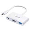 USB ჰაბი Anker PowerExpand 3in1 USB-C Hub with Power Delivery Hub A8339H21-5  - Primestore.ge