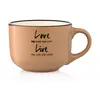 კერამიკის ჭიქა Ardesto Mug Way of life, 550ml, ceramics, light brown  - Primestore.ge