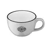 კერამიკის ჭიქა Ardesto Mug  Floerino, 480ml, ceramics, gray  - Primestore.ge