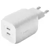 ადაპტერი Belkin Wall Charger 65W 2xUSB-C GAN PD PPS, white  - Primestore.ge