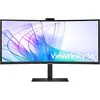 მონიტორი Samsung ViewFinity S6 LS34C650VAIXCI 34" WQHD 3440x1440 VA 5ms 100Hz 5 MP camera, Speakers Black  - Primestore.ge