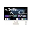 მონიტორი LG 27SR50F-W Smart Monitor 27" 1920 x 1080 IPS 250 cd/m² 5ms webOS and Built-in Speakers  - Primestore.ge