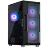 ქეისი Zalman I3NEOARGBBLACK, Computer Case, MidT, ATX, micro-ATX, mini-ATX, USB 2.0, USB 3.0x2, Black  - Primestore.ge