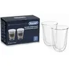ყავის ჭიქა DELONGHI DLSC312 2GLASS  - Primestore.ge