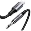 აუდიო ადაპტერი UGREEN US315 (70509), MFA Lightning To 3.5mm Aux Cable, 1M, Gray/Black  - Primestore.ge