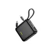 პორტატული დამტენი Hoco Q23 Blade 22.5W+PD20W fully compatible power bank with cable(10000mAh) Black  - Primestore.ge