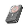 Portable charger Hoco Q14A Ice Crystal PD20W magnetic fast charging power bank(10000mAh) Black
