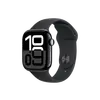სმარტ საათი Apple Watch Series 10 GPS 46mm Jet Black Aluminum Case With Black Sport Band MWWP3 S/M  - Primestore.ge