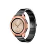 სმარტ საათის სამაჯური for Samsung Galaxy Watch 42mm, Width: 20mm Stainless Steel Watch Strap - Black  - Primestore.ge