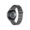 სმარტ საათის სამაჯური Stainless Steel Wrist Band 20mm Adjustable Hollow Watch Strap - Black  - Primestore.ge