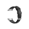 სმარტ საათის სამაჯური 20mm Oil Wax Skin Cowhide Leather Watch Band - Black  - Primestore.ge