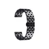სმარტ საათის სამაჯური 20mm Stainless Steel Watch Band Wrist Strap Replacement for Samsung Galaxy Watch 42mm - Black  - Primestore.ge