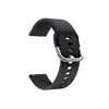 სმარტ საათის სამაჯური for Samsung Galaxy Watch Active / Galaxy Watch Active2 20MM Soft Silicone Smart Watch Strap Replacement Watch Band - Black  - Primestore.ge