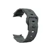 სმარტ საათის სამაჯური For Samsung Galaxy Watch FE 40mm KALEBOL KLB-ZQWFKGJ-001 / Watch 4 / 5 / 6 Football Pattern Silicone Watch Strap Band - Grey  - Primestore.ge