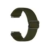 სმარტ საათის სამაჯური For Samsung Galaxy Watch6 Classic 47mm 43mm Watch Strap 20mm Adjustable Nylon Wrist Band - Dark Olive Green  - Primestore.ge