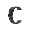 Smart watch strap for Samsung Galaxy Watch Soft Silicone Adjustable Smart Watch Band Replacement Strap 20mm - Black
