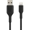 USB კაბელი BELKIN BOOSTCHARGE BRAIDED LIGHTNING TO USB-A CABLE  - Primestore.ge