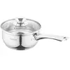 ქვაბი Ardesto Saucepan with glass lid Gemini Gourmet Spoleto, 1.4l, stainless steel  - Primestore.ge