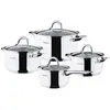 ქვაბების ნაკრები Ardesto Gemini Gourmet, 8 pcs, stainless steel  - Primestore.ge