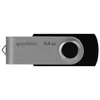 ფლეშ მეხსიერება Flash Goodram 64GB UTS3 BLACK USB 3.2 Gen 1  - Primestore.ge