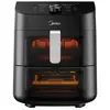 აეროგრილი Midea MF-CY110A, 1850W, 11L, Air Fryer, Black  - Primestore.ge